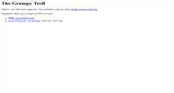 Desktop Screenshot of grumpy-troll.org