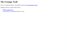 Tablet Screenshot of grumpy-troll.org